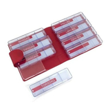 Grands piluliers avec étui - Medimax - Rouge