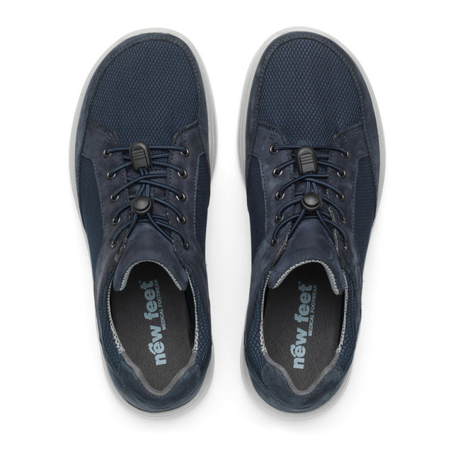 Sporty men's shoes, Blue, New Feet