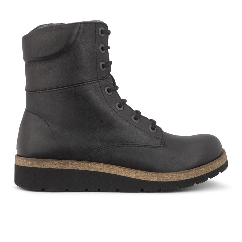Winter Boot, Black Leather, New Feet