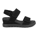 Green Comfort damesandal med hæl - Sort