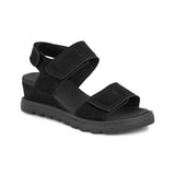 Green Comfort damesandal med hæl - Sort