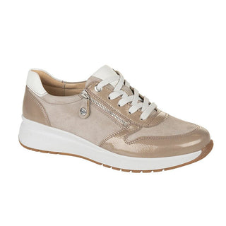 Fidelio damesneaker - Beige - Seniorshop