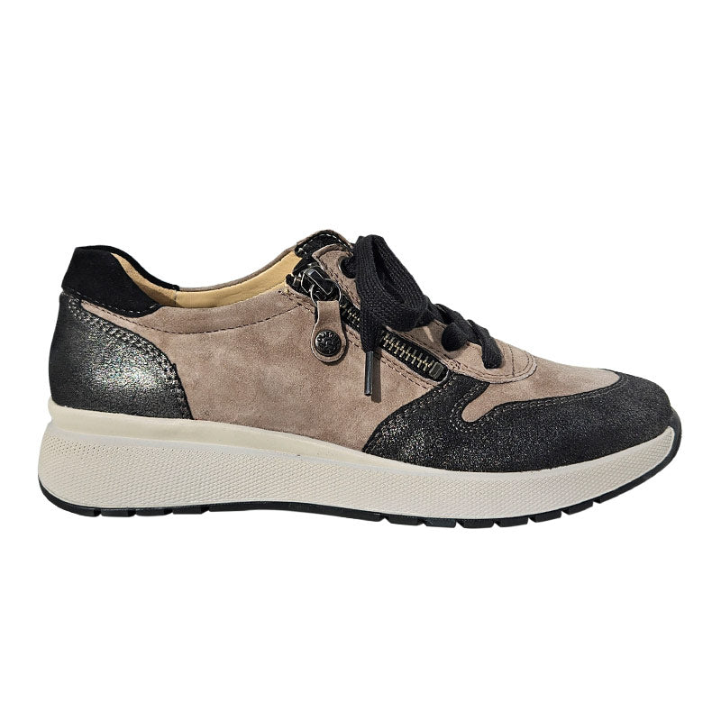 Sporty Sneaker, Beige/Black, Fidelio