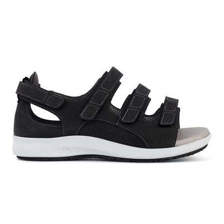 New Feet stabil damesandal - Sort - Seniorshop