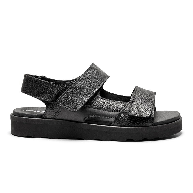 New Feet herresandal - Sort - Seniorshop