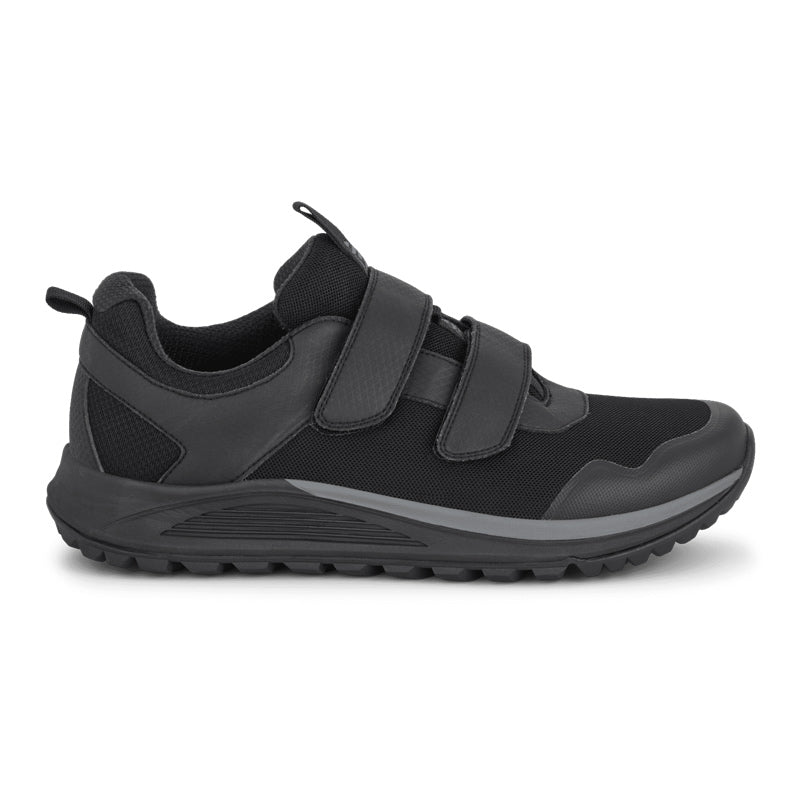Green Comfort herresko med velcro - Sort - Seniorshop