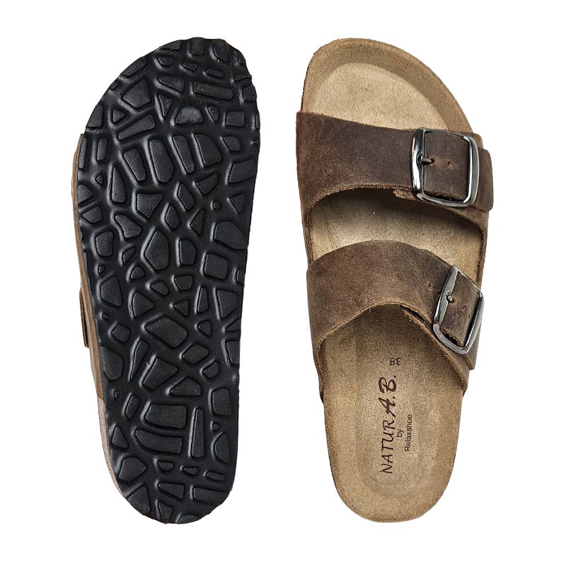 Relaxshoe dameslipper - Brun