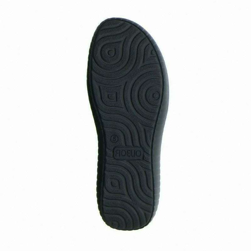 Women's Leather Shoes, Black, Fidelio