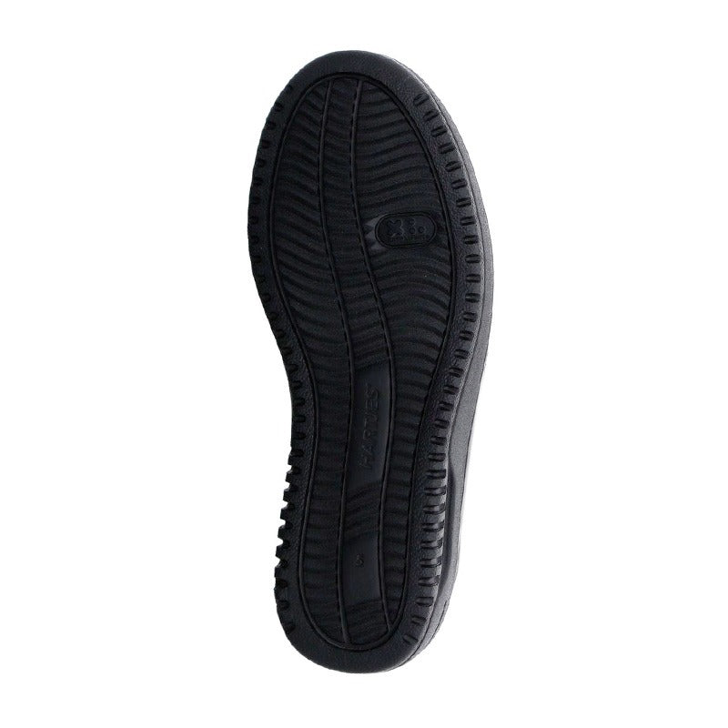 Wide Women's Shoe, Black, Hartjes