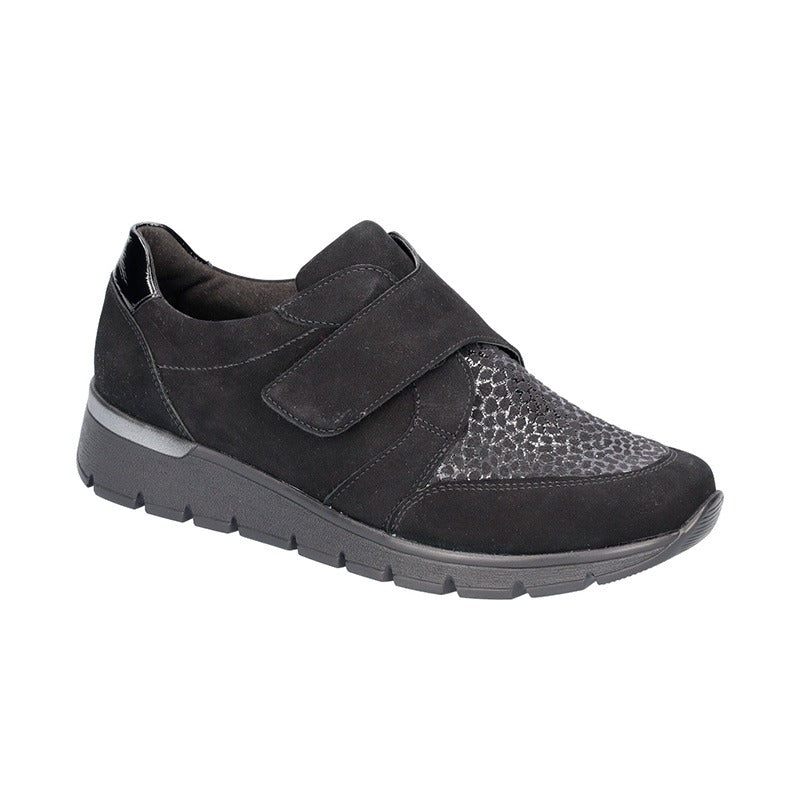 Wide Fit Women's Shoe, Black, Waldläufer
