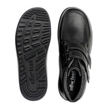 New Feet lav herrestøvle - Sort læder