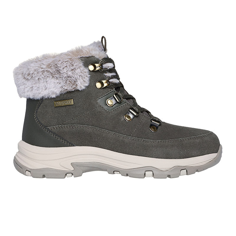 Skechers damestøvle - Olivengrøn