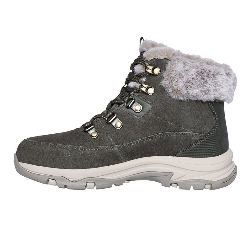 Skechers damestøvle - Olivengrøn