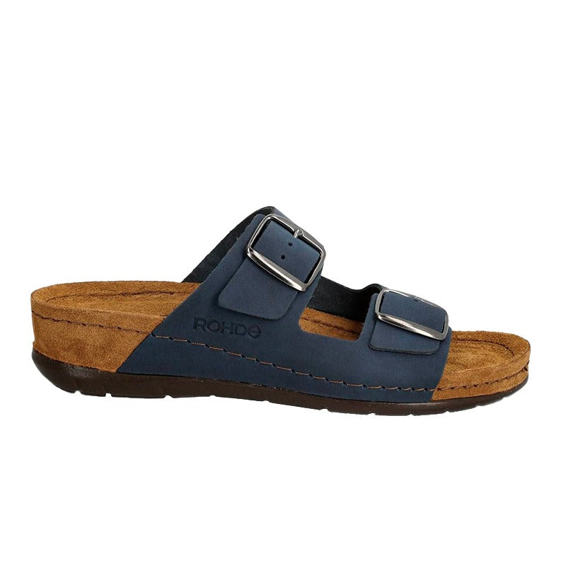 Women's Sandal, Navy, Rohde