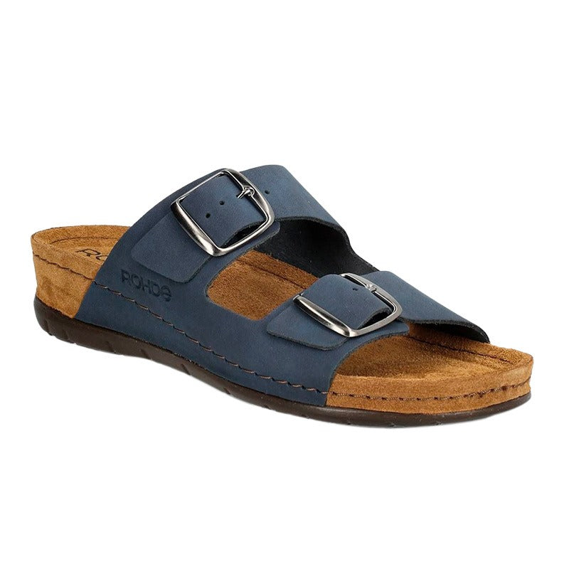 Women's Sandal, Navy, Rohde
