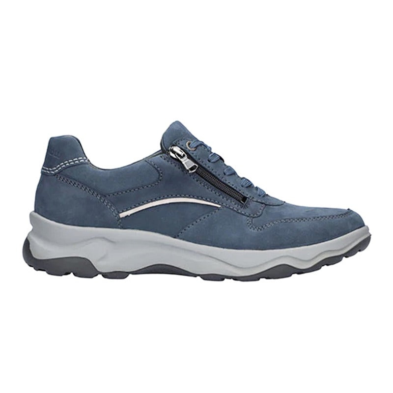 Men's Sneaker, Dusty Blue, Waldläufer