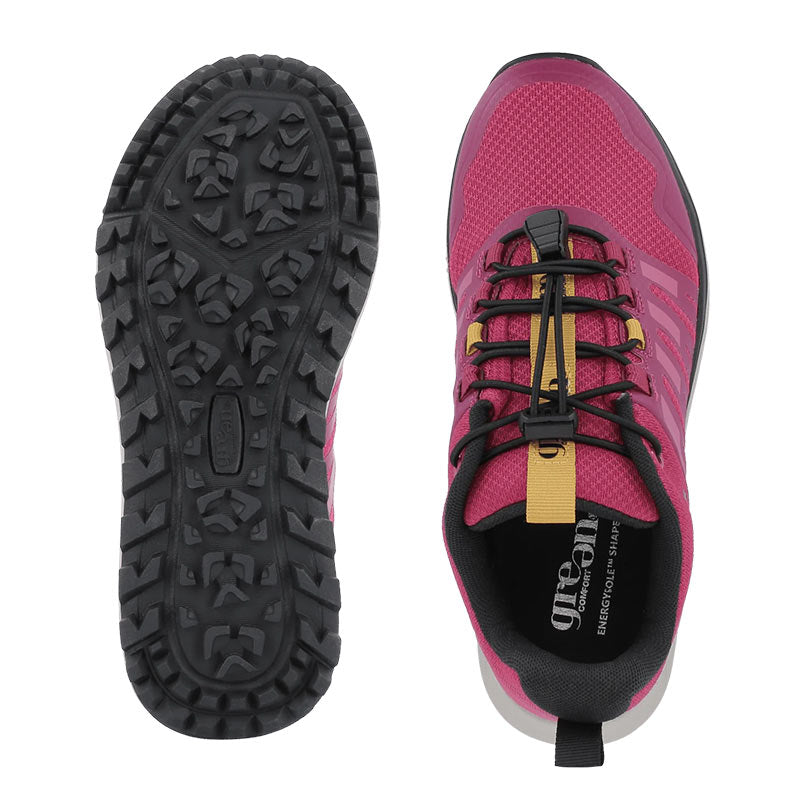 Outdoor Women's Sneaker, Pink, Green Comfort