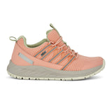 Women's Sneaker, Peach, Green Comfort