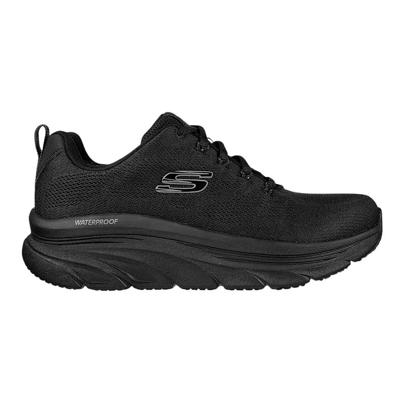 Waterproof Women's Sneaker, Black, Skechers