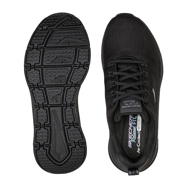 Waterproof Women's Sneaker, Black, Skechers