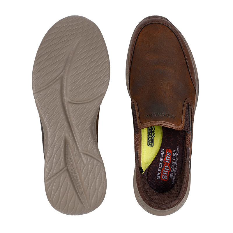 Skechers slip-in chaussures homme - Brun