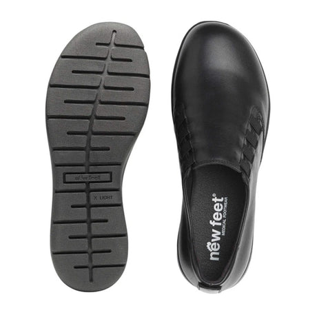 New Feet dameloafer - Sort