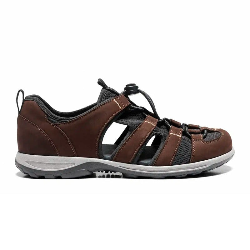 New Feet lukket herresandal - Brun