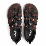New Feet lukket herresandal - Brun
