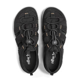 Sporty men's sandal, Black, New Feet