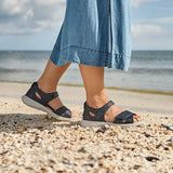 New Feetdamesandal - Mørkeblå