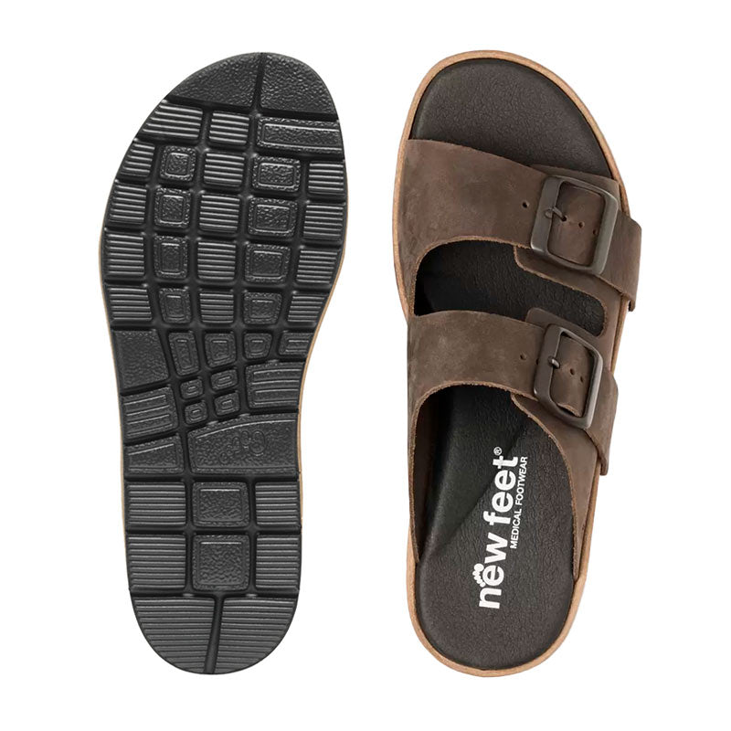 Open Women's Sandal, Brown, New Feet