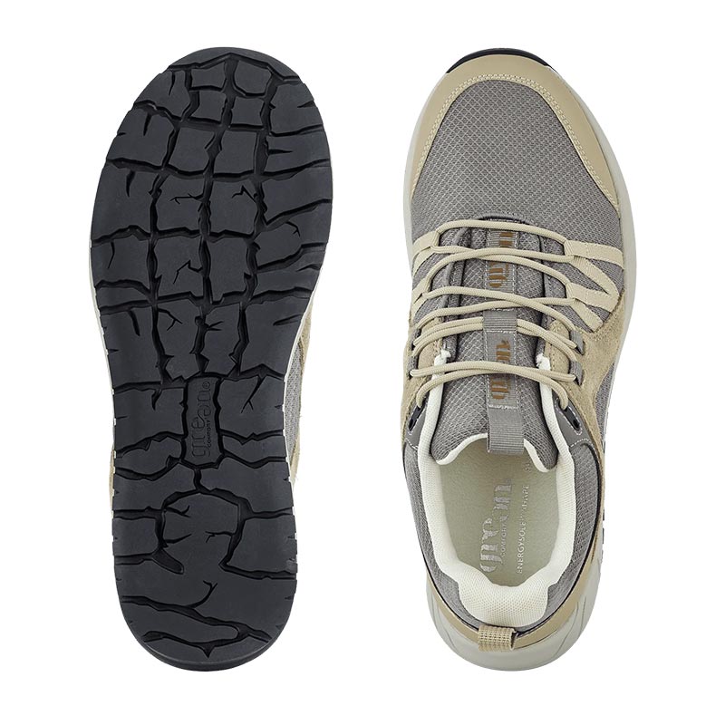 Outdoor Men's Shoe, Sand, Green Comfort