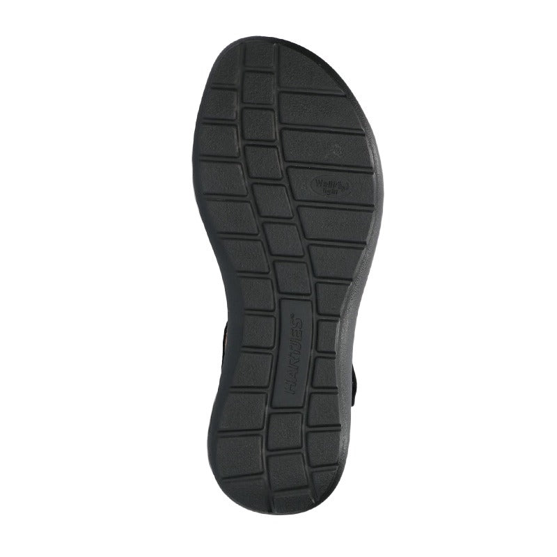 Hartjes damesandal - Sort