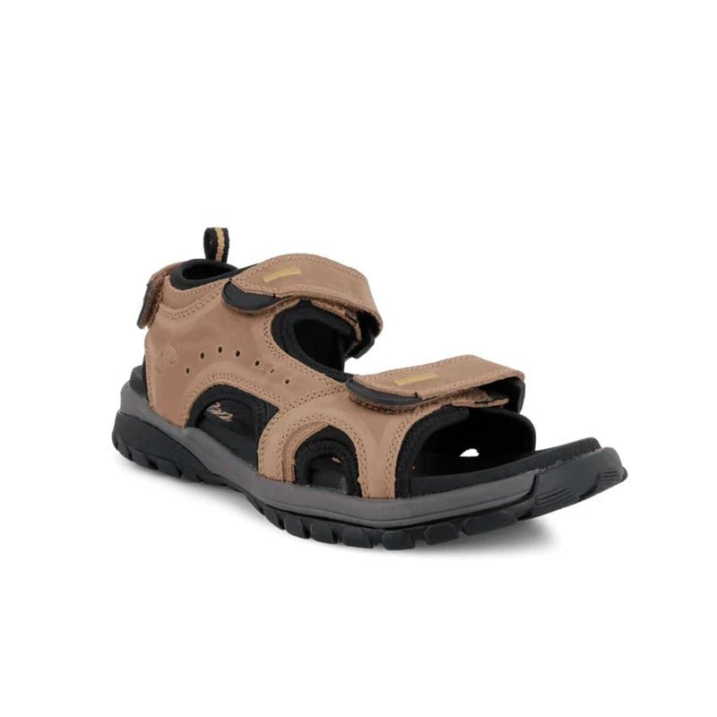 Green Comfort slidstærk herresandal - Sand - Seniorshop