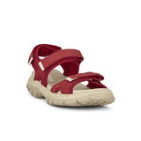 Trekking Women's Sandal, Red, Green Comfort