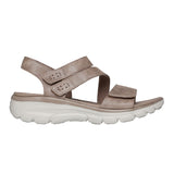Skechers damesandal med velcro - Beige