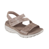 Skechers damesandal med velcro - Beige