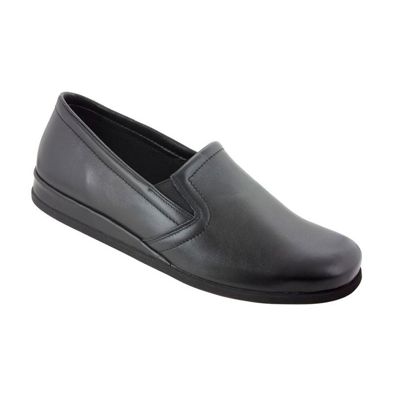 Rohde pantoufles en cuir - Noir