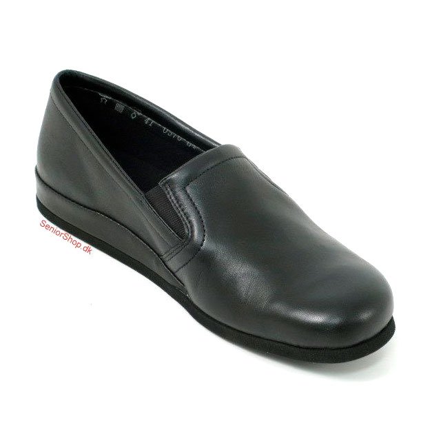 Rohde pantoufles en cuir - Noir