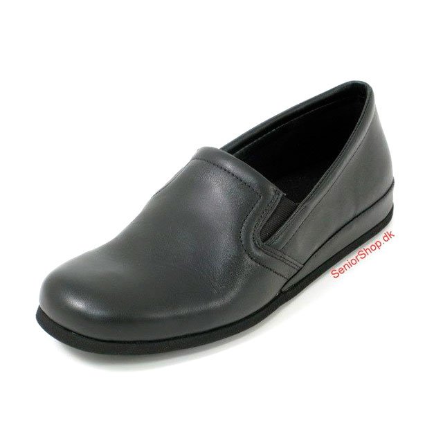 Rohde pantoufles en cuir - Noir