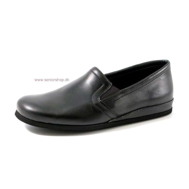 Rohde pantoufles en cuir - Noir