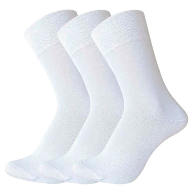 Bamboo Diabetes Socks, White
