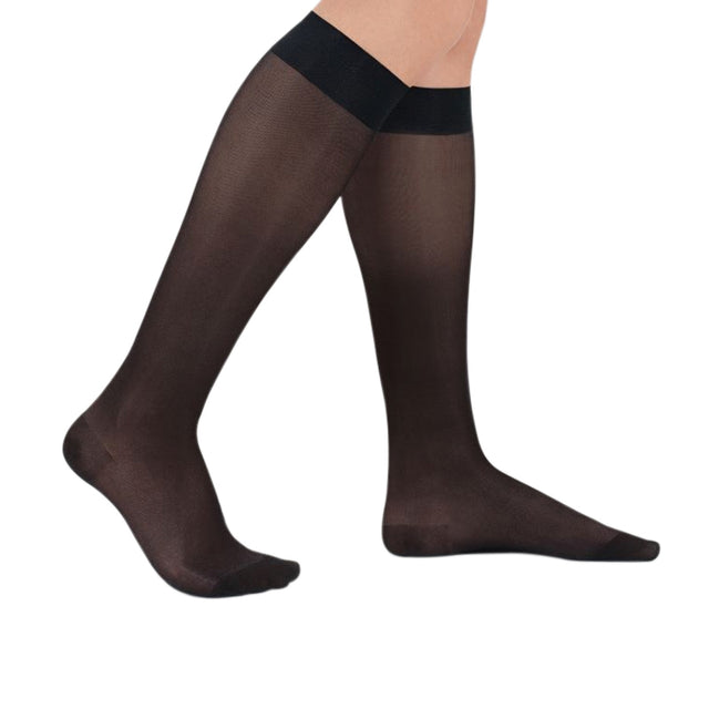 Knee and Support Sock Delilah 140, Black