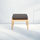 Farstrup 5699 stool, Lightened beech/Medley dark grey
