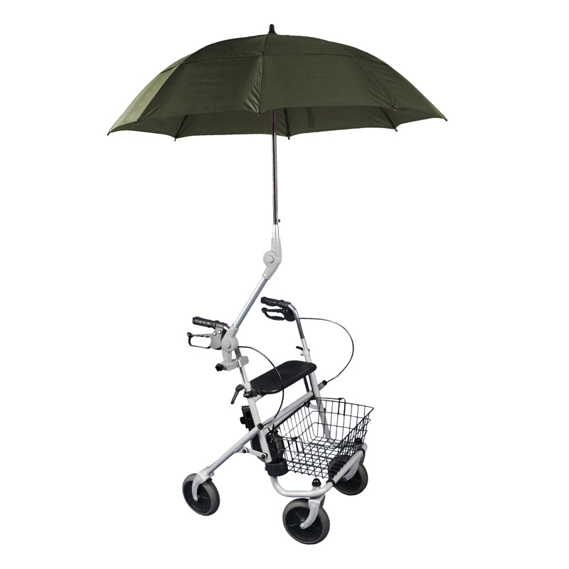 Paraply til rollator eller kørestol