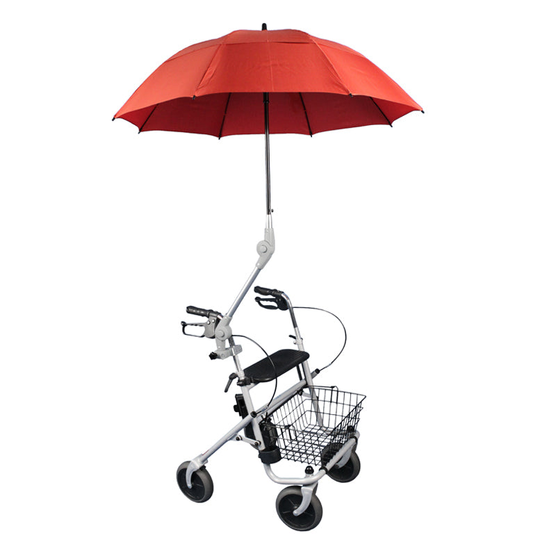 Paraply til rollator eller kørestol