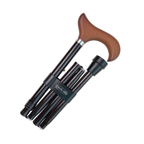 Cane, Collapsible, Black/Brown
