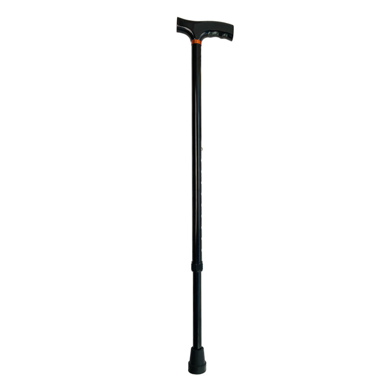 Canne avec hauteur réglable, noir