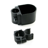 Porte-canne avec clips et cup pour rollator