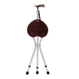Walking Stick with Seat and 3 Adjustable Legs